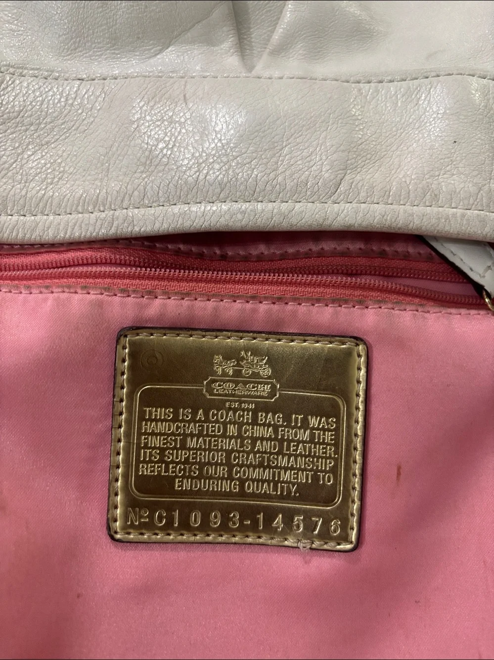 Coach F17605‎ Ashley Leather Crossbody Shoulder Y2K Bag